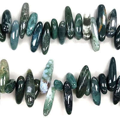 MOSS AGATE TUMBLED SMOOTH BRANCH